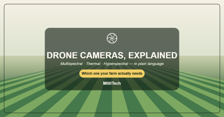 Drone cameras explained: multispectral, thermal and hyperspectral — which one an Indian farm needs